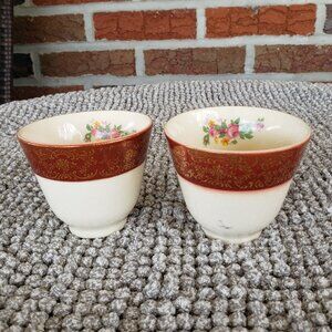 2 Exquisite Handless Tea/Sake Cups